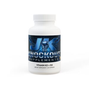 KJ KNOCKOUT Vitamin K2 + D3 Supplement (60 Capsules)