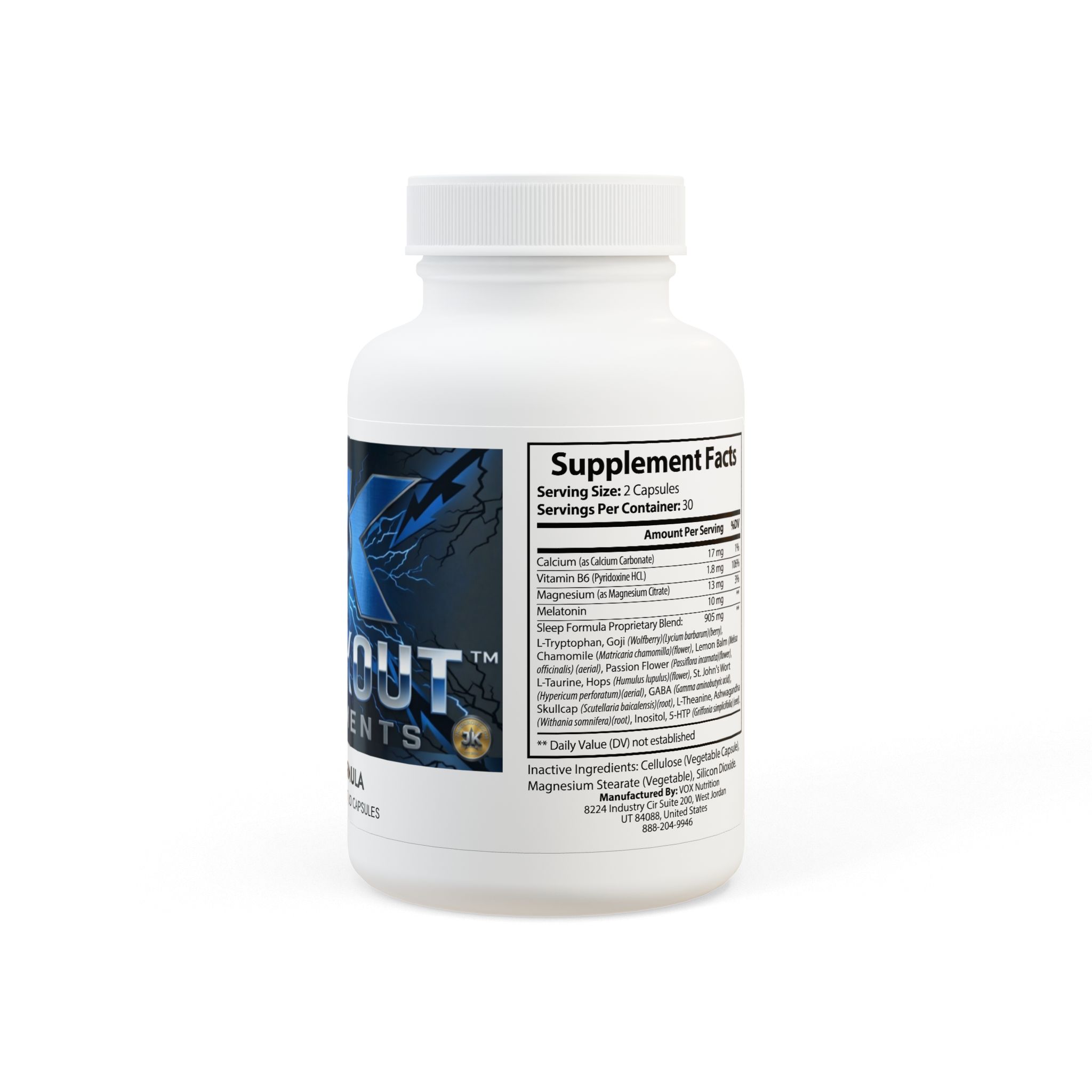 JK KNOCKOUT Sleep Supplement (60 Capsules) - Image 3