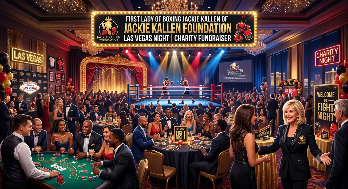 🥊 The Legendary Night in Style of Las Vegas: Fight Night & Blackjack Fundraiser