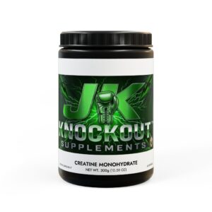 JK KNOCKOUT Creatine Monohydrate Supplement (300g, 10.58oz)