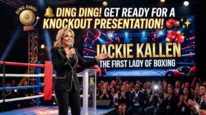 Headline: 🔔 DING DING! Get ready for a knockout presentation! 🥊✨